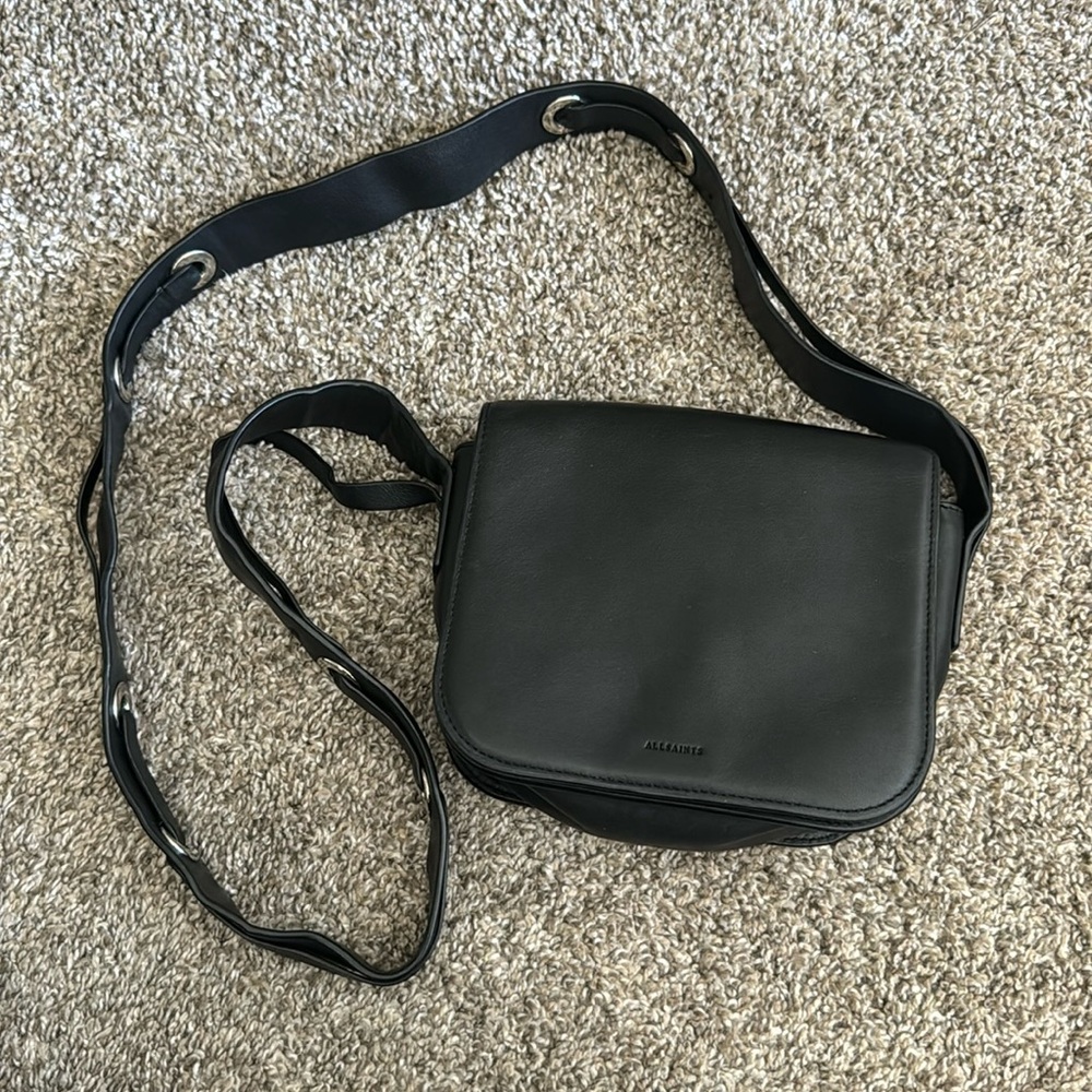 Allsaints Black Crossbody Bag